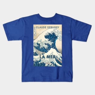 Debussy - LA MER Kids T-Shirt